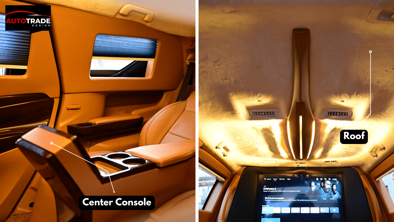 Center Console and Roof in Innova Lounge
