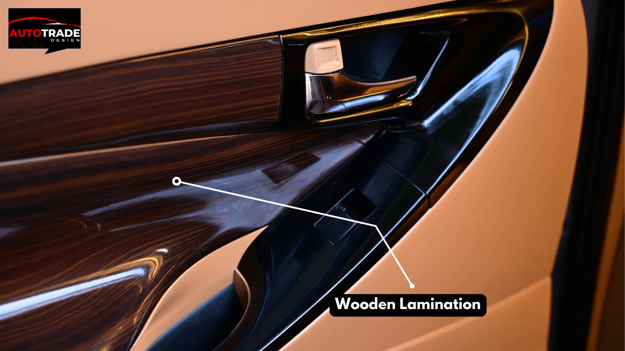 Wooden Lamination in Innova Car Lounge Modification