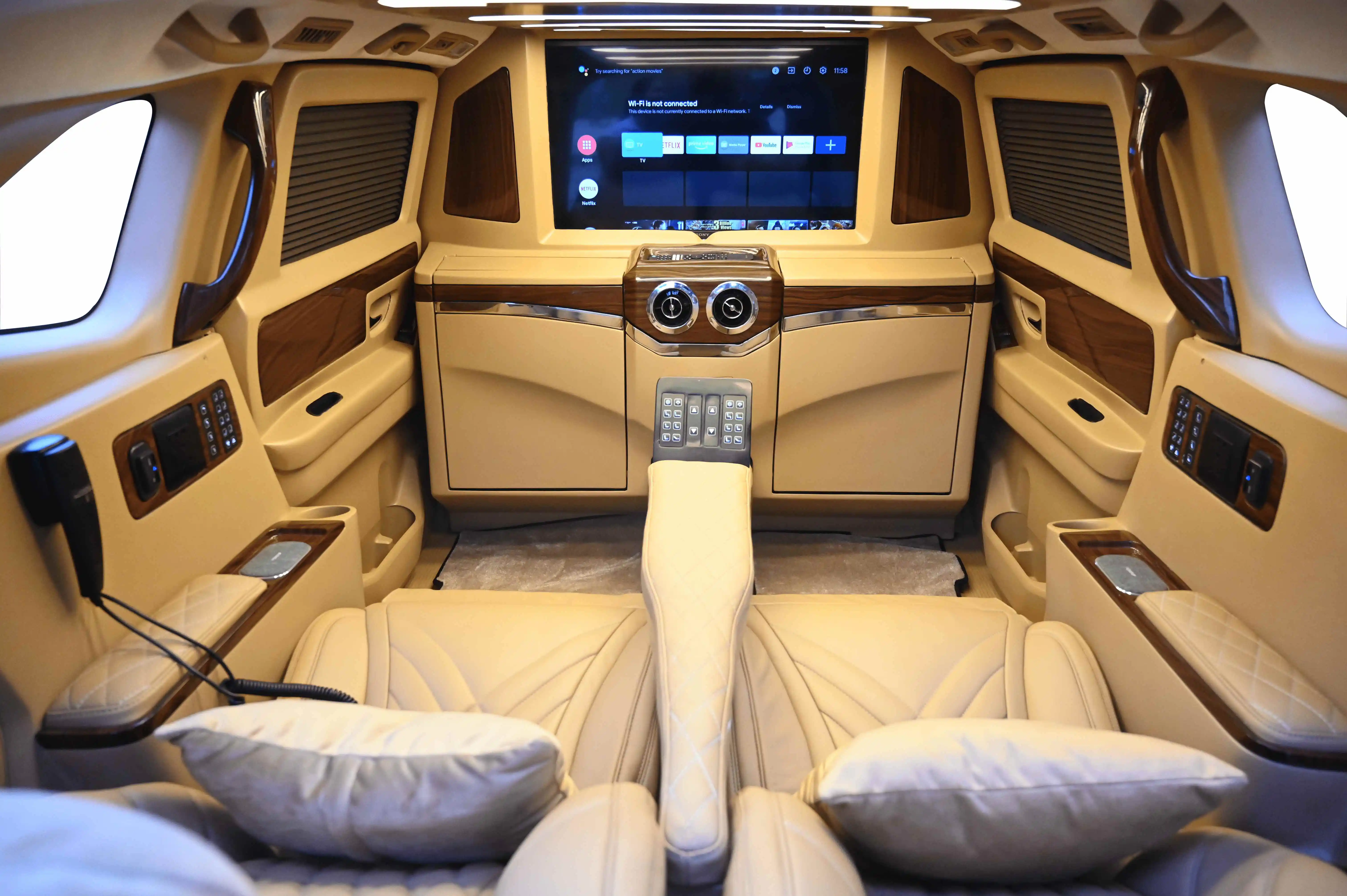Innova Hycross interior modified