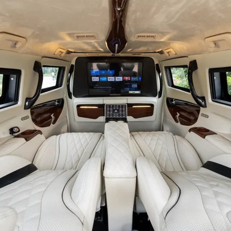 Innova Crysta modification with luxury interior and premium seating upgrade