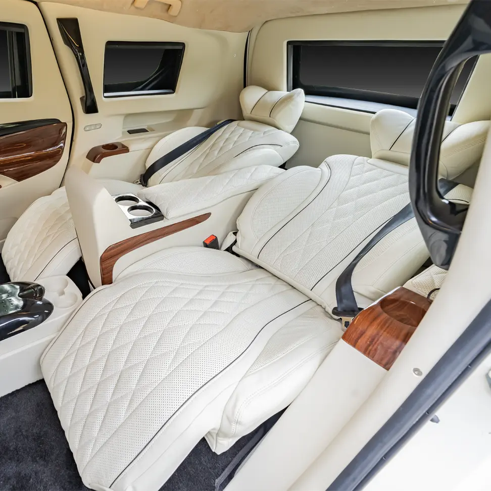 Innova Crysta modification with luxury interior and premium seating upgrade