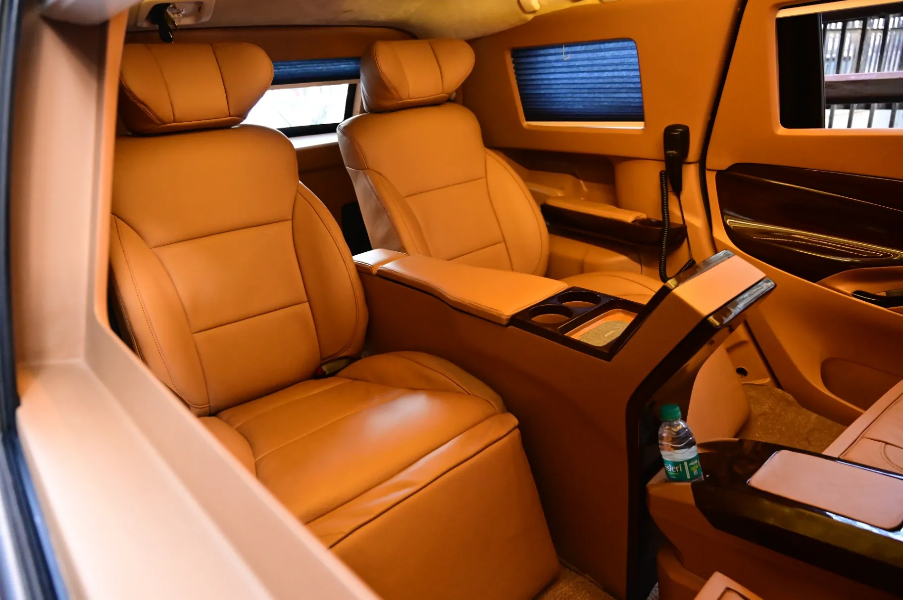 Modified Toyota Innova Crysta with premium interior customization and luxury cabin upgrades