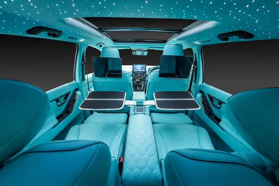 Innova Hycross luxury interior modification with exterior enhancements