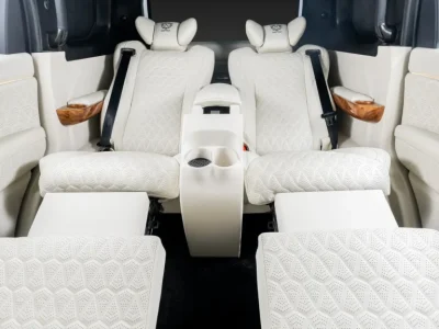 Scorpio-N seat modification with premium lounge-style luxury upgrades by Autotrade Design
