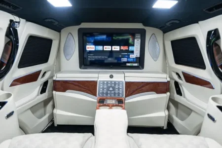 MG Gloster interior with premium finishes and advanced infotainment system.